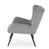 Πολυθρόνα BYRON γκρι 75x85x92 με ύψος καθίσματος 45 cm