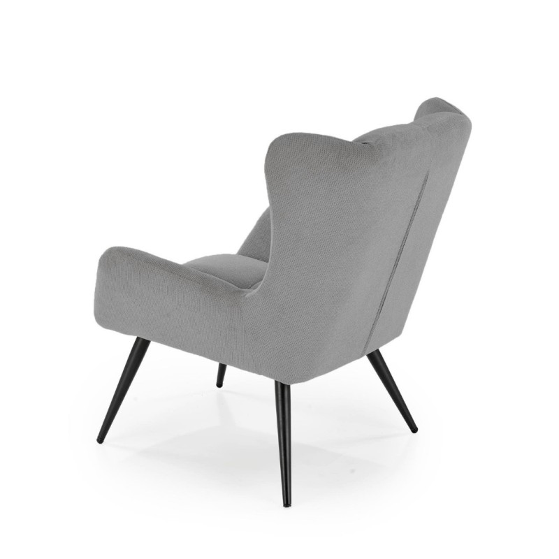 Πολυθρόνα BYRON γκρι 75x85x92 με ύψος καθίσματος 45 cm