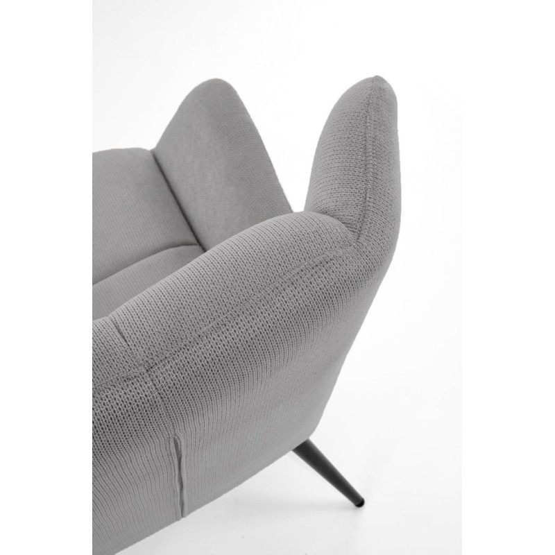 Πολυθρόνα BYRON γκρι 75x85x92 με ύψος καθίσματος 45 cm