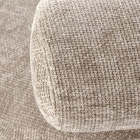 HAZARD Πολυθρόνα σε μπεζ 90x82x72 με ύψος καθίσματος 42cm