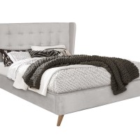 ESTELLA Κρεβάτι διπλό μπεζ 172x219x113 cm