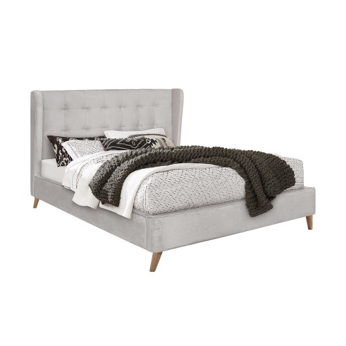 ESTELLA Κρεβάτι διπλό μπεζ 172x219x113 cm