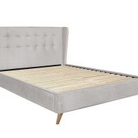 ESTELLA Κρεβάτι διπλό μπεζ 172x219x113 cm