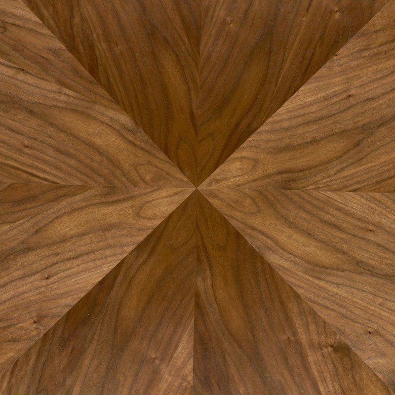 Τραπέζι DANILO καρυδιά/μαύρο 120x74x65 cm
