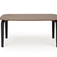 Τραπέζι τραπεζαρίας PEDRO ,καρυδιά / μαύρο 160x90x75cm