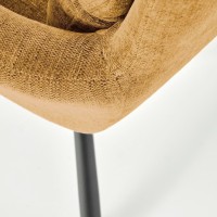 K495 Καρέκλα με λειτουργία περιστροφής σε μουσταρδί 60x65x87 με ύψος καθίσματος 51cm 2010001201694