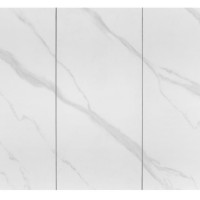 PLATAN Τραπέζι τραπεζαρίας με λευκό μάρμαρο 140-180x85x76cm