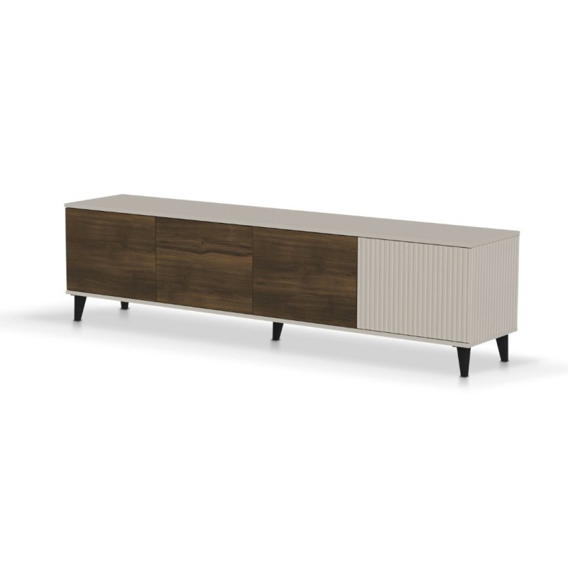 Έπιπλο TV σε κασμίρ/καρυδί απόχρωση 200x40x52cm