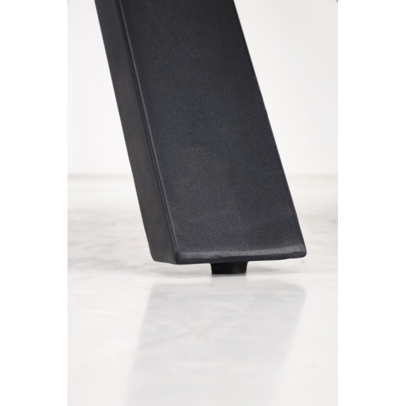 PLATAN Τραπέζι τραπεζαρίας με λευκό μάρμαρο 140-180x85x76cm