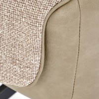 K579 Καρέκλα τραπεζαρίας με λειτουργία περιστροφής σε καφέ 65x64x87 με ύψος καθίσματος 49cm