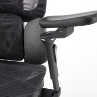 CUBUS Εργονομική Καρέκλα Γραφείου με Ρυθμιζόμενο Προσκέφαλο & Multiblock Μαύρη