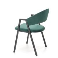 K473 καρέκλα σκούρο πράσινο διαστάσεις: 54/58/82cm με ύψος καθίσματος 47 cm