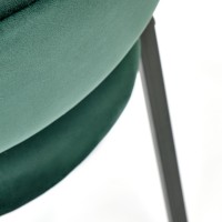 K473 καρέκλα σκούρο πράσινο διαστάσεις: 54/58/82cm με ύψος καθίσματος 47 cm
