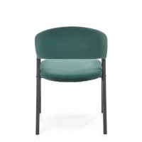 K473 καρέκλα σκούρο πράσινο διαστάσεις: 54/58/82cm με ύψος καθίσματος 47 cm