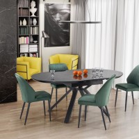 VERTIGO Τραπέζι τραπεζαρίας επεκτεινόμενο 130-180x130x76cm