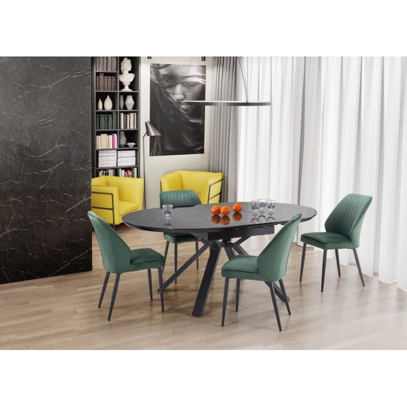 VERTIGO Τραπέζι τραπεζαρίας επεκτεινόμενο 130-180x130x76cm