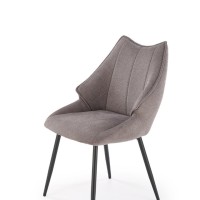 K543 καρέκλα, γκρι διαστάσεις: 55/60/87cm με ύψος καθίσματος 46 cm