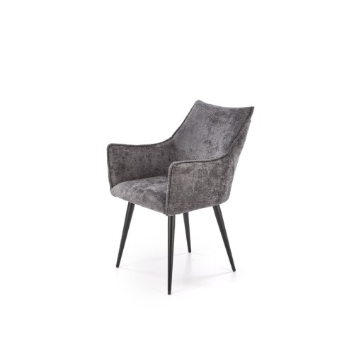 K559 καρέκλα, γκρι διαστάσεις: 60/59/85cm με ύψος καθίσματος 47 cm