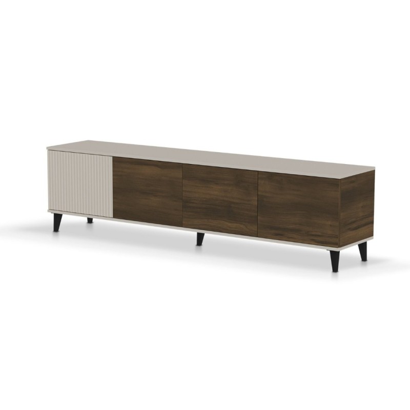 Έπιπλο TV σε κασμίρ/καρυδί απόχρωση 200x40x52cm