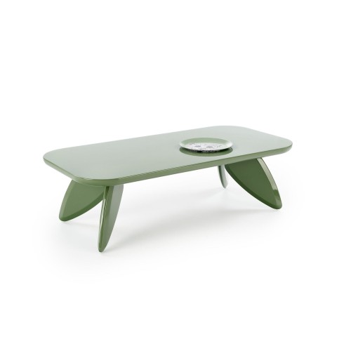 SORAYA Τραπέζι σαλονιού σε πράσινο ανοιχτό 120x60x36cm