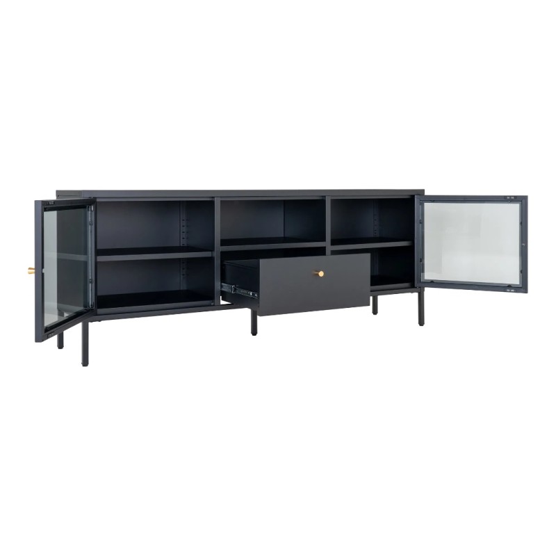 Έπιπλο TV με 2 πόρτες και 1 συρτάρι Dalby 150x35x60cm