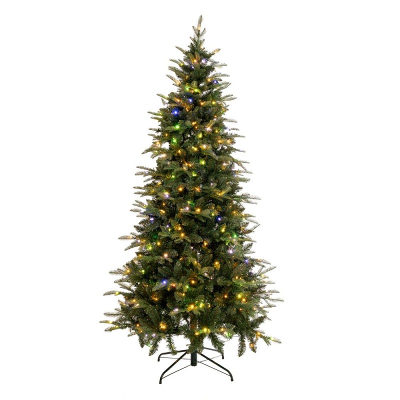 ΔΕΝΔΡΟ PRE-LIT NOBLE FIR 240EK ΜΕ 500 RGB LED ΛΕΥΚΑ AND ΠΟΛΥΧΡΩΜΑ ΛΑΜΠΑΚΙΑ