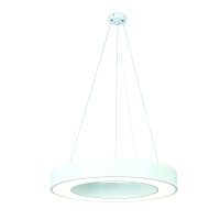 InLight Κρεμαστό φωτιστικό LED 50W 4000K σε λευκή απόχρωση D:80cm (6171-80-WH)