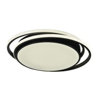 InLight Φωτιστικό Οροφής LED Μαύρο 30W – Πλαφονιέρα 4CCT (42172-Μαύρο)