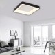 InLight Πλαφονιέρα οροφής LED 58W 4000K από καφέ μέταλλο και ακρυλικό D:56cm (42174-Α)