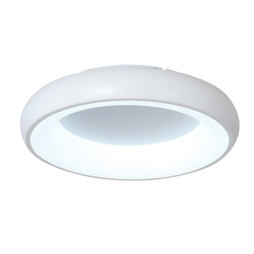InLight Πλαφονιέρα οροφής LED 36W 3CCT από λευκό ακρυλικό D:60cm (42020-A-White)