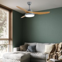 it-Lighting Nitinat Ανεμιστήρας Οροφής με LED 25W, DC Μοτέρ & Smart App - Γκρι/Ξύλο (102000230)