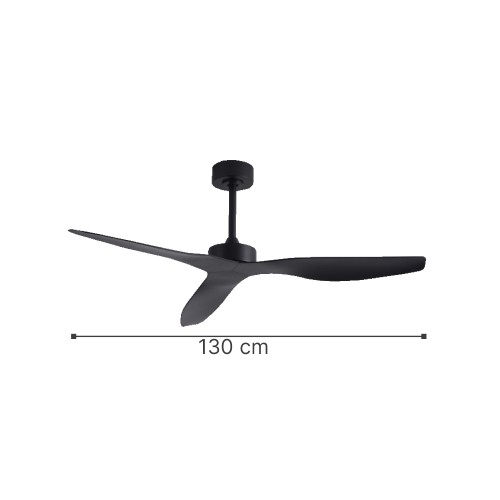 it-Lighting Trent Ανεμιστήρας Οροφής με DC Μοτέρ 40W - Total Black (102000625)