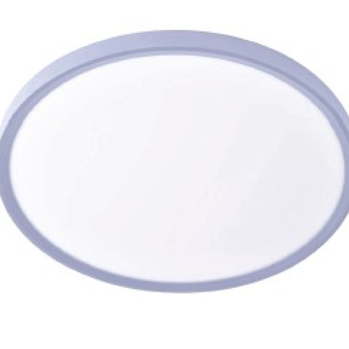 Inlight Πλαφονιέρα οροφής LED 60W 3CCT (by switch on base) σε ασημί απόχρωση D:75x2,5cm (42036-AA-Silver)