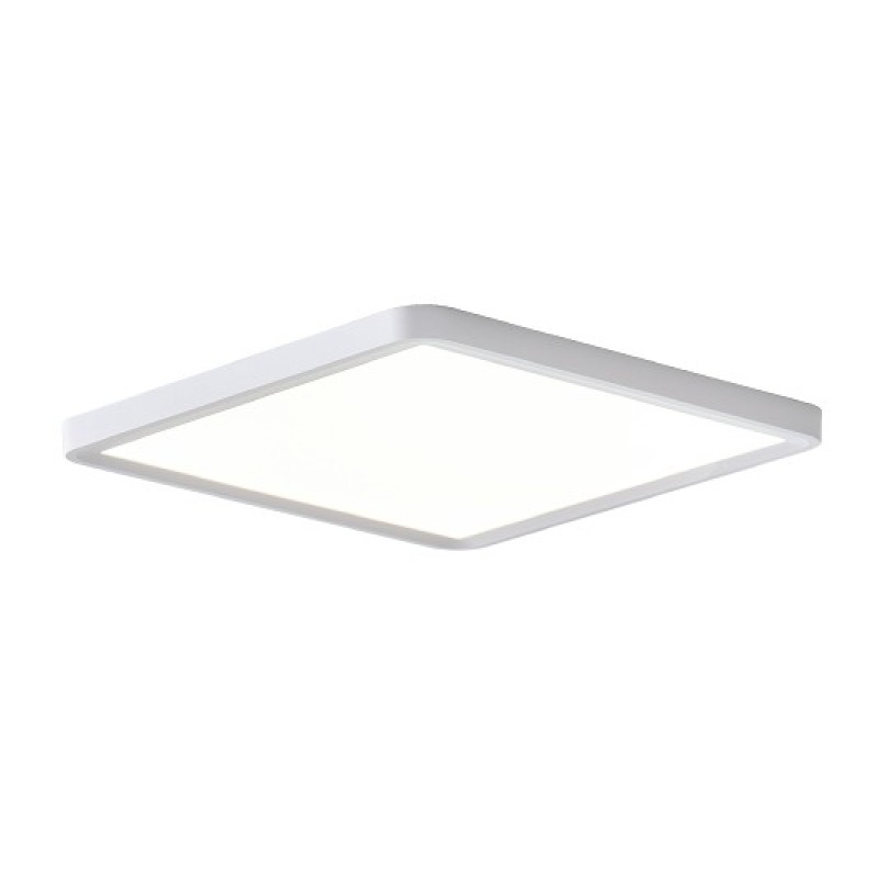 InLight Πλαφονιέρα οροφής LED 40W 3CCT (by switch on base) από λευκό μέταλλο  D:50cm (42045-White)
