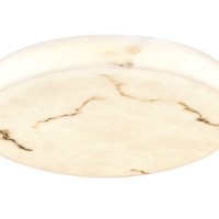 Inlight Φωτιστικό οροφής, LED 48W Alabaster & ritine, 5280 lm, 3CCT (by switch on base) D:60x6cm (42053-B)