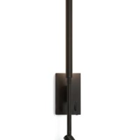 Inlight Επιτοίχιο φωτιστικό LED 3W & 6W 3000K από μαύρο μέταλλο (43079)