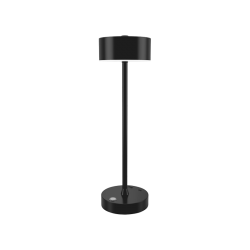 it-Lighting Crater Rechargeable LED 2W 3CCT Touch Table Lamp Black D:38cmx11cm (80100110)