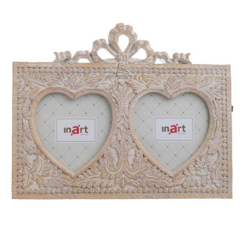 Inart Κορνίζα 2 Θέσεων 24x2x19cm 3-30-383-0151