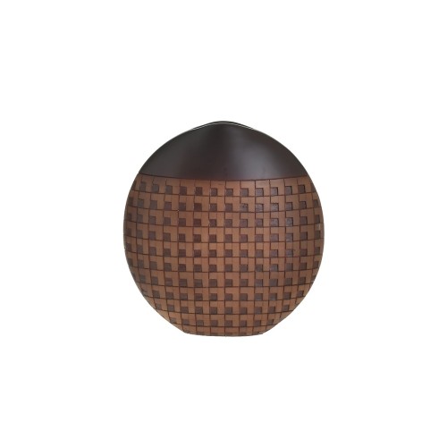 Διακοσμητικό βάζο σε καφέ 26x10x28cm