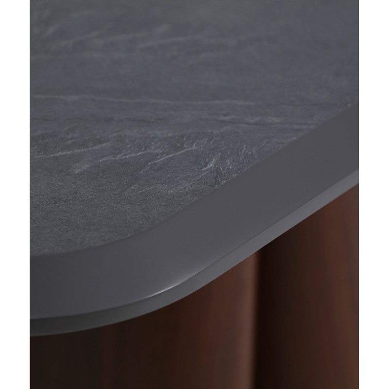 Τραπέζι Τραπεζαρίας Cava σε καφέ απόχρωση 220x96x76cm