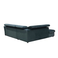 MONSERAT ΚΑΝΑΠΕΣ ΚΡΕΒΑΤΙ ΓΩΝΙΑ ΑΡΙΣΤΕΡΗ PETROL 254x224x90cm