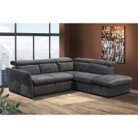 MONSERAT ΚΑΝΑΠΕΣ ΚΡΕΒΑΤΙ ΓΩΝΙΑ ΔΕΞΙΑ ΑΝΘΡΑΚΙ 254x224x90cm