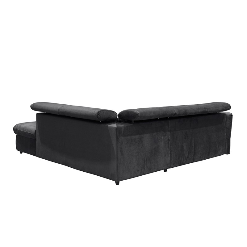 MONSERAT ΚΑΝΑΠΕΣ ΚΡΕΒΑΤΙ ΓΩΝΙΑ ΔΕΞΙΑ ΑΝΘΡΑΚΙ 254x224x90cm