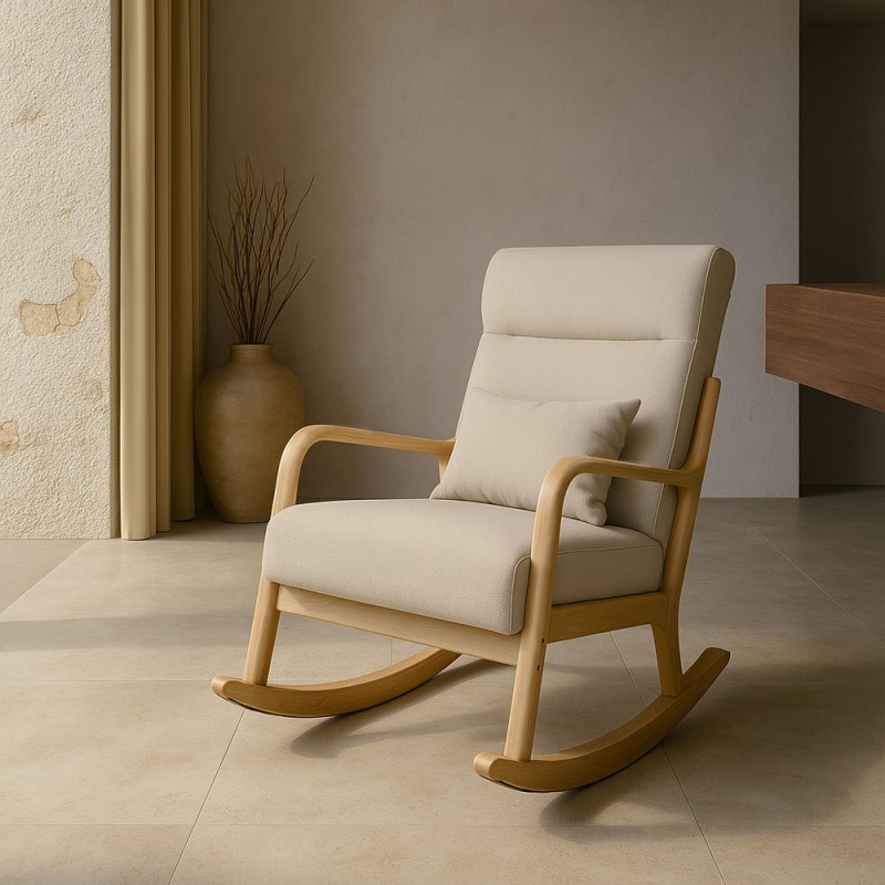 ORGANIC ΠΟΛΥΘΡΟΝΑ ΚΟΥΝΙΣΤΗ BEIGE 65x101x99cm