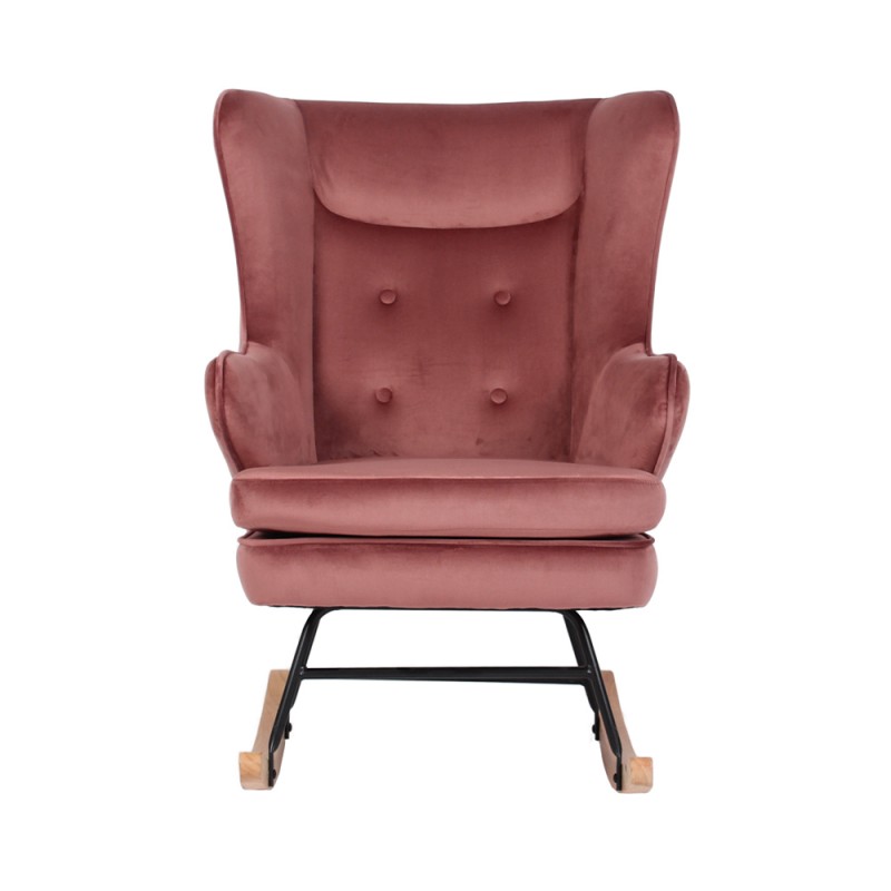ROCKER ΠΟΛΥΘΡΟΝΑ ΚΟΥΝΙΣΤΗ ΡΟΖ 71x86x102cm