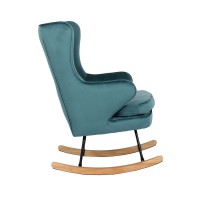 ROCKER ΠΟΛΥΘΡΟΝΑ ΚΟΥΝΙΣΤΗ ΣΜΑΡΑΓΔΙ 71x86x102cm