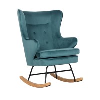 ROCKER ΠΟΛΥΘΡΟΝΑ ΚΟΥΝΙΣΤΗ ΣΜΑΡΑΓΔΙ 71x86x102cm