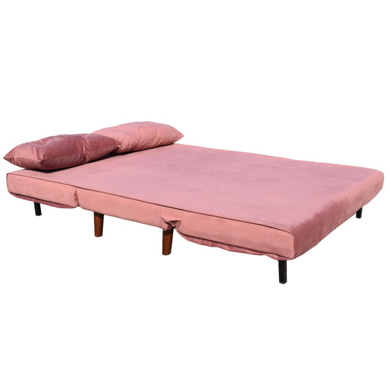 FALCON ΚΑΝΑΠΕΣ ΚΡΕΒΑΤΙ 2ΘΕΣΙΟΣ ΑΝΑΔΙΠΛΟΥΜΕΝΟΣ DUSTY PINK 121x90x80cm