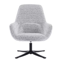 TIFFANY ΠΟΛΥΘΡΟΝΑ ΠΕΡΙΣΤΡΕΦΟΜΕΝΗ ΛΕΥΚΟ ΜΕ PATTERN 73.5x75x93cm