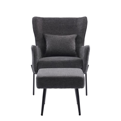 CHILLOUT ΠΟΛΥΘΡΟΝΑ ΣΚΑΜΠΩ ΣΕΤ ΓΚΡΙ ΣΚΟΥΡΟ 72x84x97cm